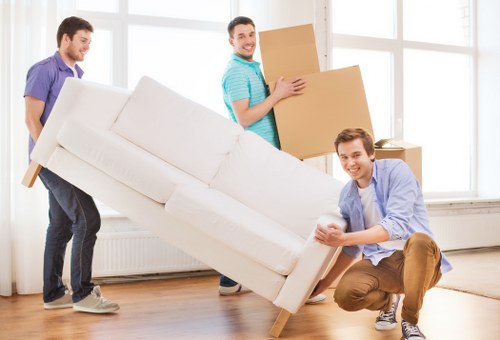 Careful furniture handling during a Finsbury Park house move