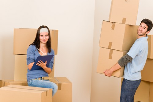 Preparing for a flat move in Finsbury Park with packing and loading support